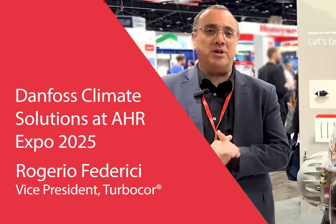 Rogero Federici with Danfoss Climate Solutions on celebrating 30 years of Turbocor®