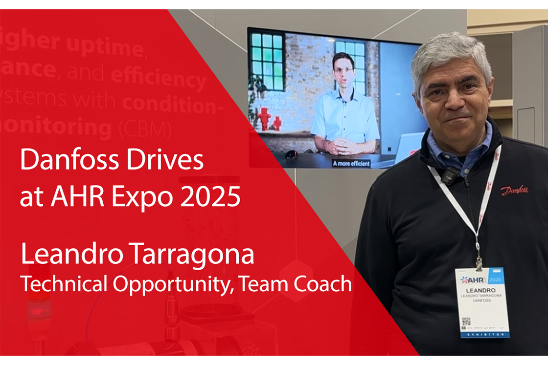 Leandro Tarragona with Danfoss Drives on Condition-based monitoring