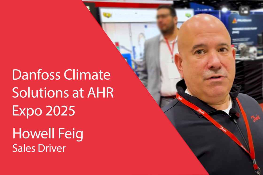 Howell Feig with Danfoss Climate Solutions on the award-winning BOCK HGX 56 C02 compressor