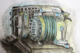 compressor old hugo drawing