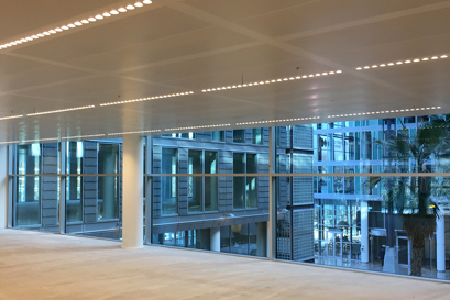 Vista dall'edificio con soluzioni di controllo HVAC