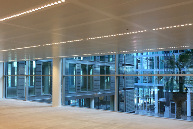 Vista dall'edificio con soluzioni di controllo HVAC