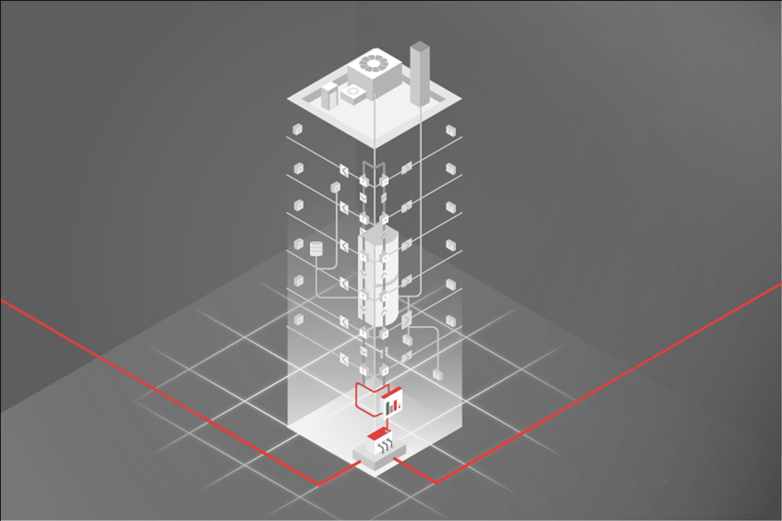 Plant in tall buildings