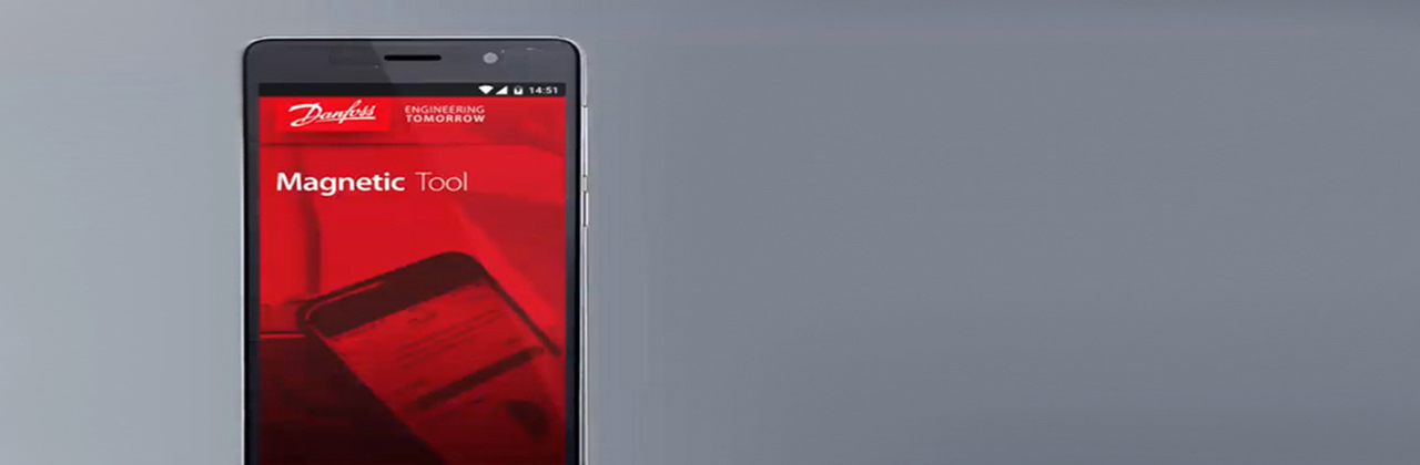 iphone with the Magnetic Tool app promotional graphic on display