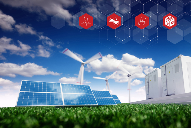Solar cells on a green field