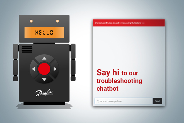 Möt Danfoss nya medarbetare: Danfoss Drives felsökarchatbot