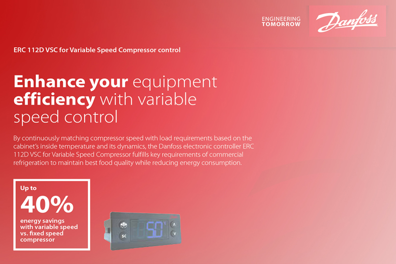 ERC electronic controller for refrigeration Danfoss