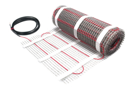 Une trame chauffant Danfoss ECmat PRE dans une maison de Saint-Malo