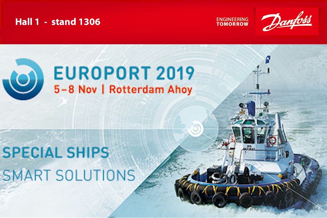 Bezoek Danfoss op Europort 2019 stand 1306