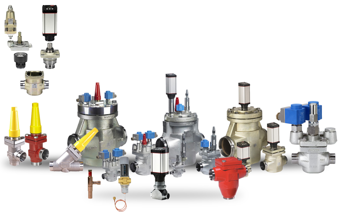 Control and regulating valves Industrial refrigeration Danfoss