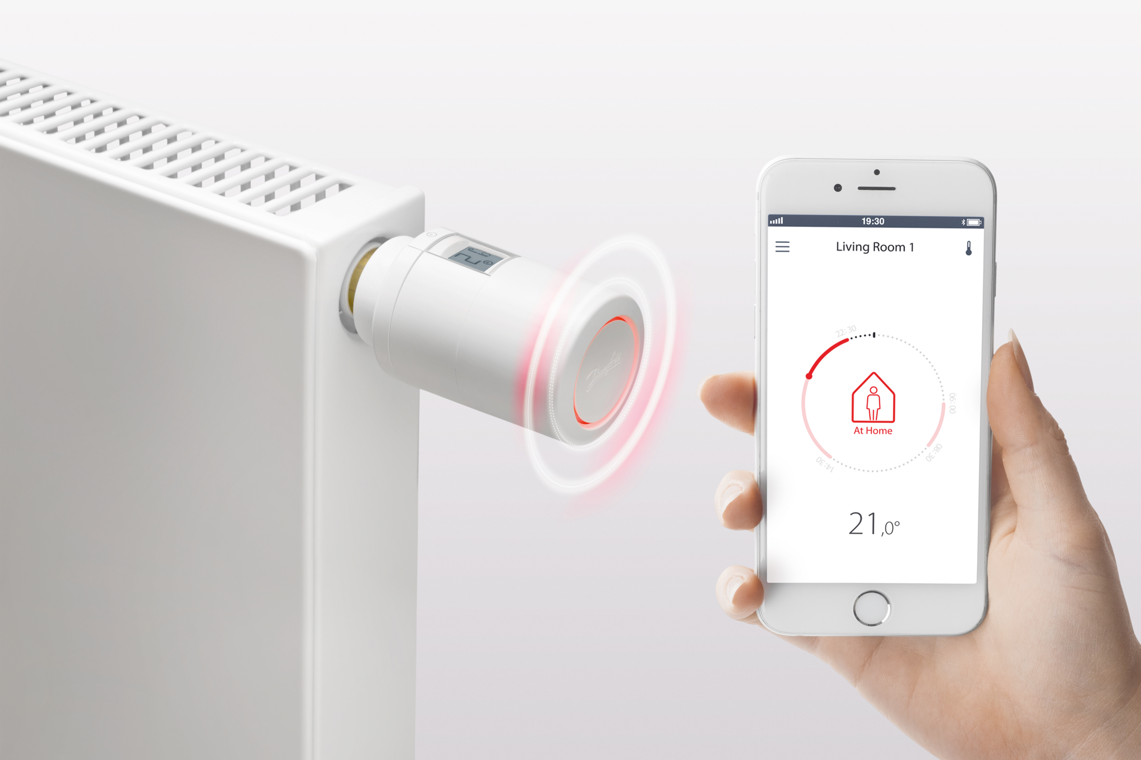 DANFOSS - Tête électronique programmable Danfoss ECO Bluetooth