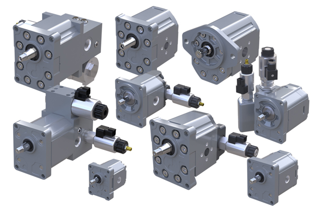 Aluminum gear motors including fan drives