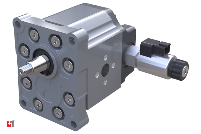 Aluminum fan drive motor Gr 3