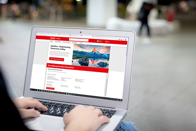 sign in Danfoss newsletter