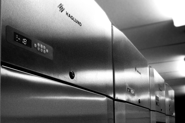 Labbtestning på Danfoss utvecklingscenter för tillämpningar (ADC) hjälper Haglund att förbättra energieffektiviteten med 34 %.