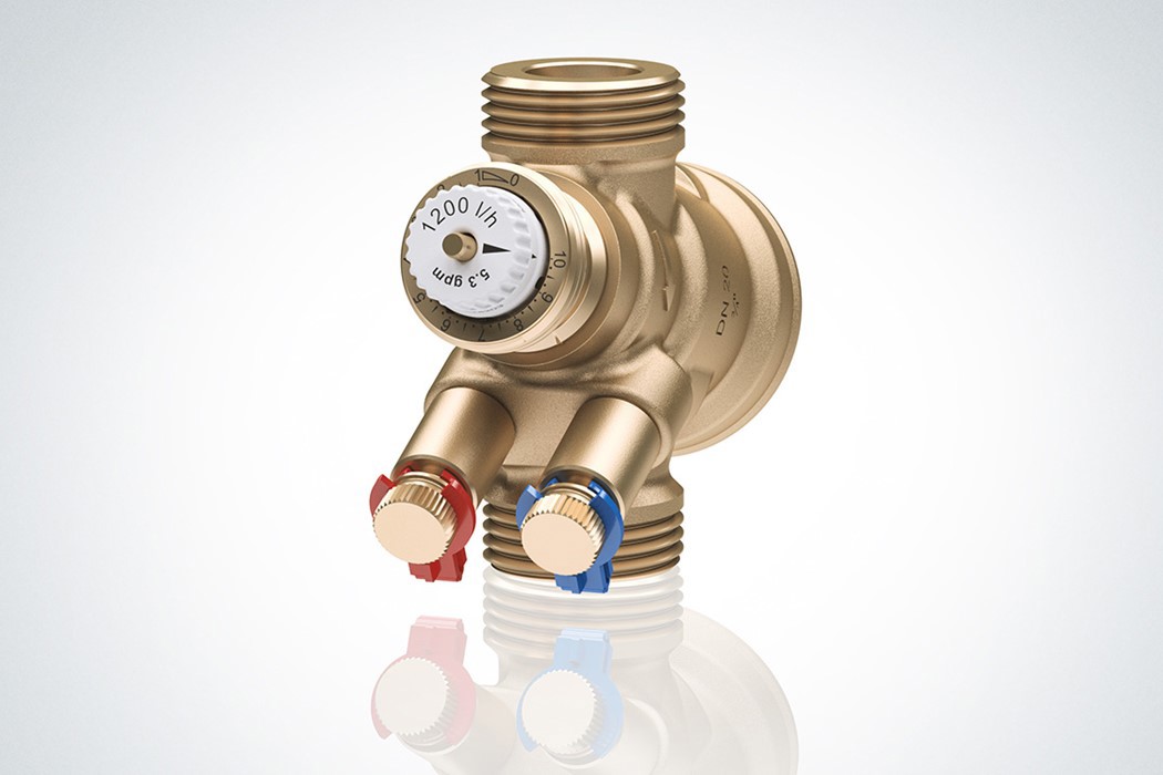 AB-QM 4.0 Neovisni balansirajući i regulacijski ventil (PICV) za pametne zgrade