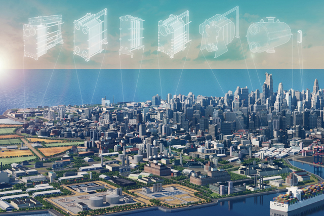 Complete range of high-efficiency, plate heat exchangers