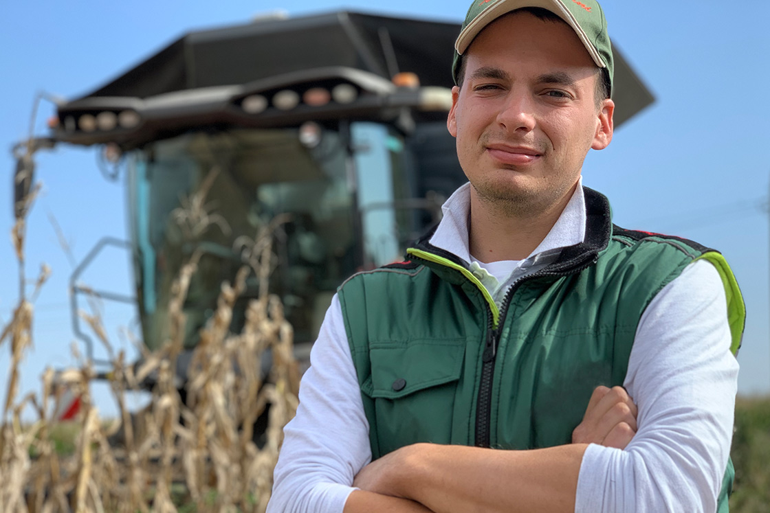 Andrea Sandrini, Farmer