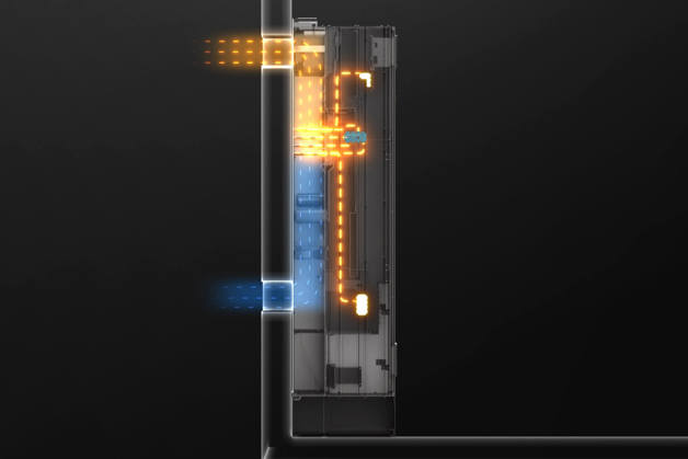 Canale di raffreddamento posteriore