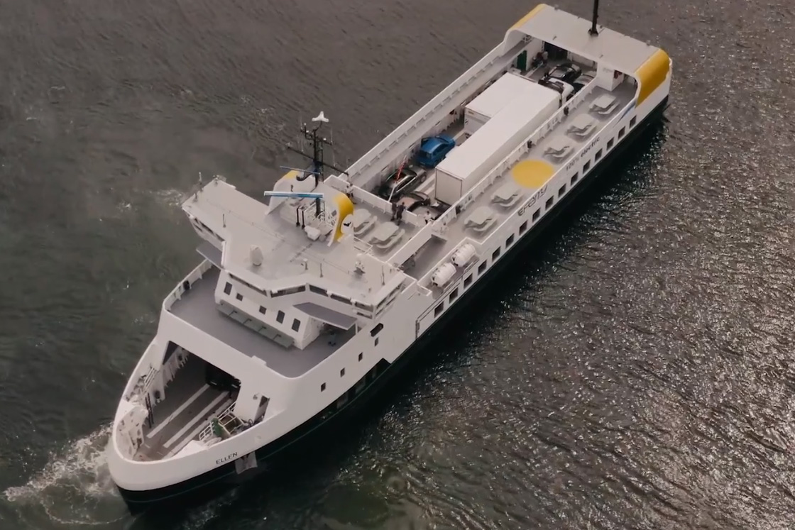 Ferry Ellen from above