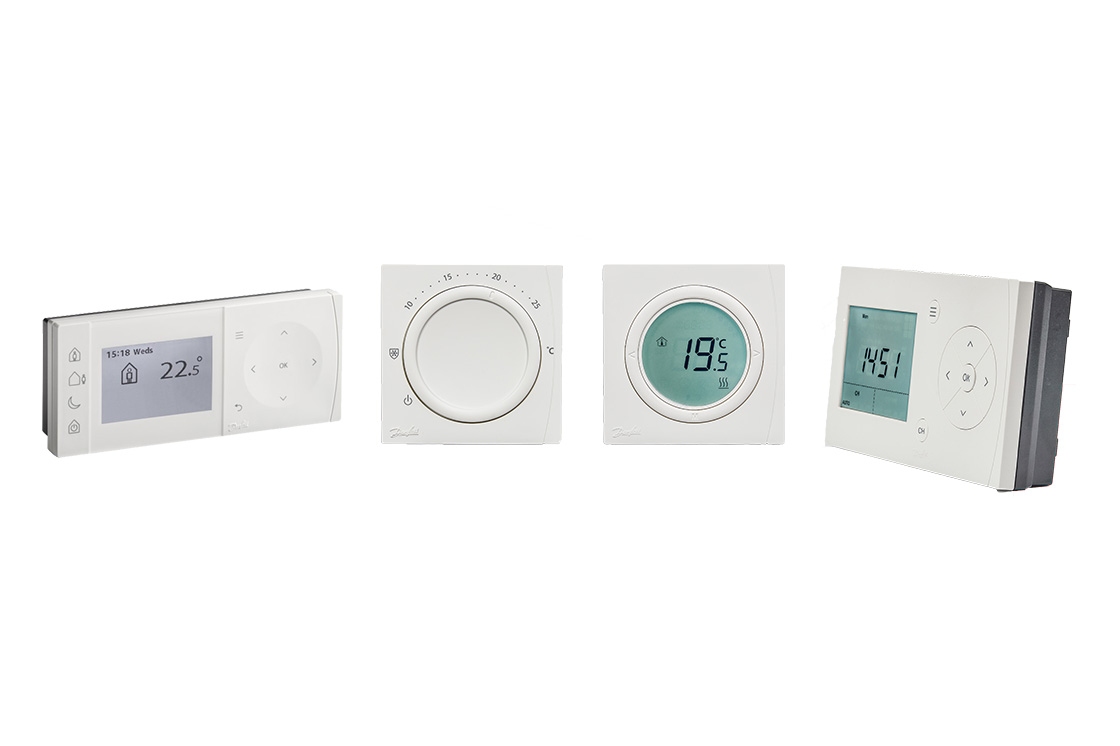 Room thermostats and time controls Danfoss