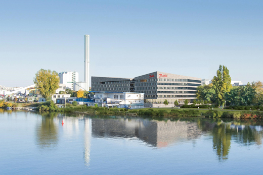 Entwurf vom neuen Danfoss Gebäude am Standort Offenbach-Kaiserlei