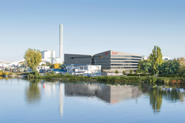 Entwurf vom neuen Danfoss Gebäude am Standort Offenbach-Kaiserlei