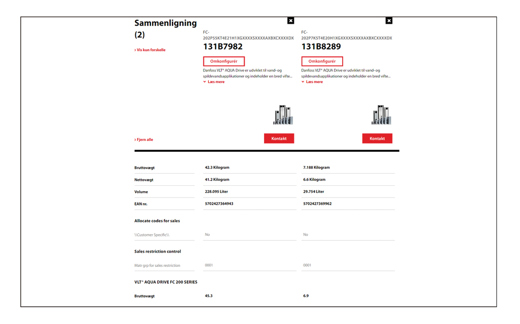 Sammenligningsliste