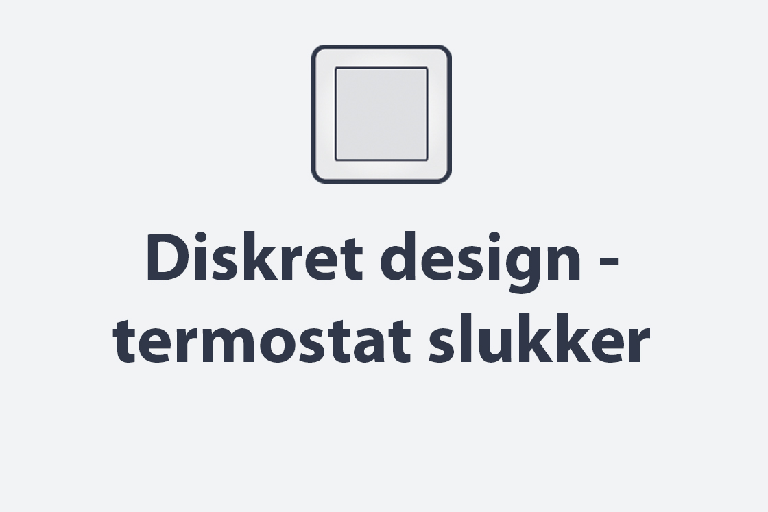 Elegante rumtermostater