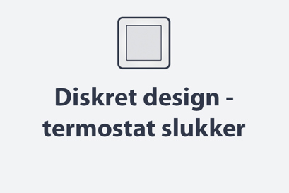 Elegante rumtermostater