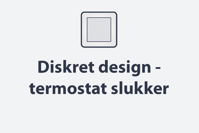 Elegante rumtermostater