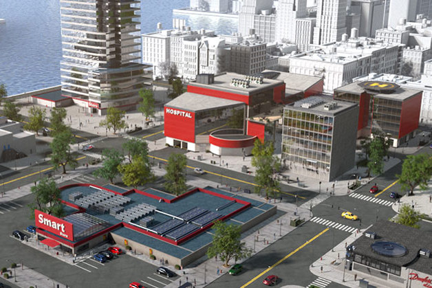 Food Retail digital dargestellt