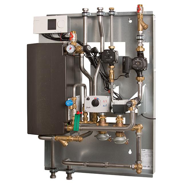 Fjärrvärmecentraler för flerfamiljshus