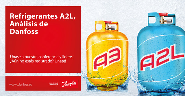 Refrigerantes A2L, análisis de Danfoss