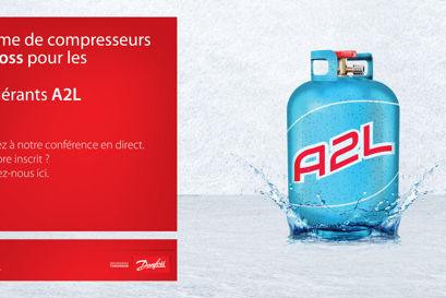 La gamme Danfoss Compressor se concentre sur les réfrigérants A2l