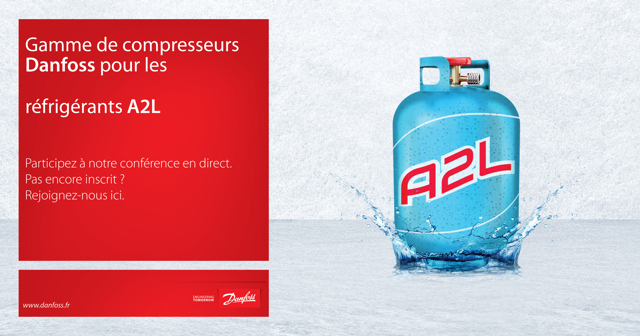 La gamme Danfoss Compressor se concentre sur les réfrigérants A2l