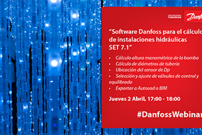 Software Danfoss para el cálculo de instalaciones hidráulicas SET 7.1