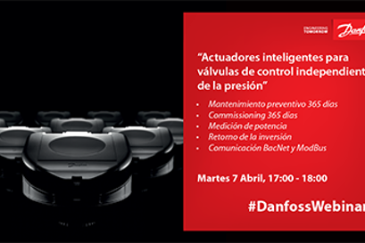 Actuadores inteligentes para válvulas de control independientes de la presión