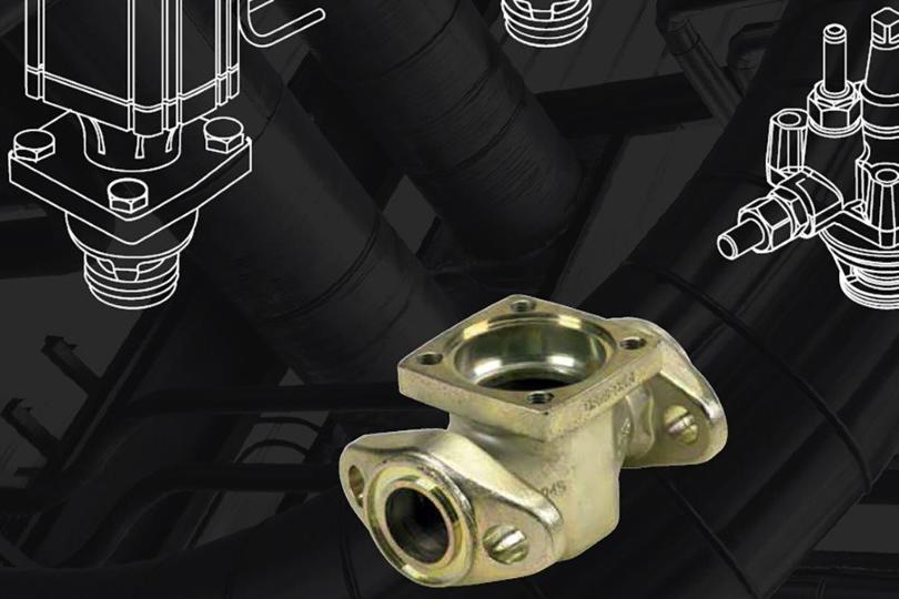 ICV valve with flanges replacement for PM valve Danfoss