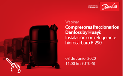 Compresores Fraccionarios Danfoss by Huayi: Instalación con refrigerante hidrocarburo R-290