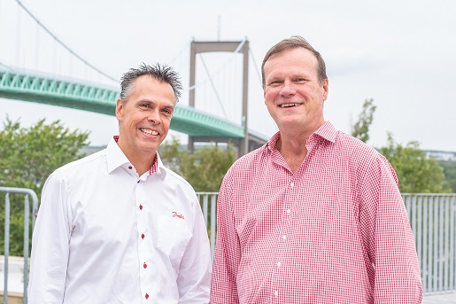 Anders Gustavsson från Danfoss och Robert Kviberg från Dunderon