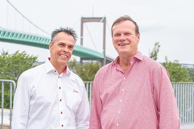 Anders Gustavsson från Danfoss och Robert Kviberg från Dunderon