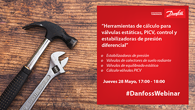 Herramientas de cálculo para válvulas estáticas, PICV, control y estabilizadoras de presión diferencial