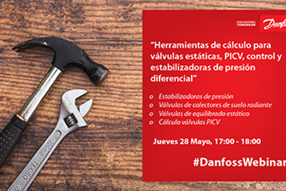 Herramientas de cálculo para válvulas estáticas, PICV, control y estabilizadoras de presión diferencial 
