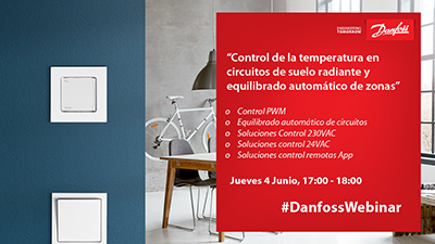 Control de la temperatura en circuitos de suelo radiante y equilibrado automático de zonas