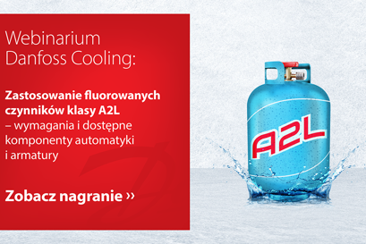 Zastosowanie fluorowanych czynników klasy A2L – wymagania i dostępne komponenty automatyki i armatury