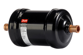 Hermetyczne filtry odwadniacze DMT dla CO₂ — Danfoss