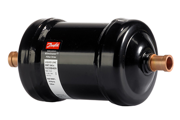 Hermetyczne filtry odwadniacze DMT dla CO₂ — Danfoss
