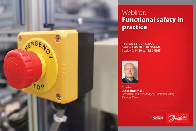 Danfoss Drives Webinar Functionele veiligheid in de praktijk 11 juni 2020 08:30 - 09:30 en 16:30 - 17:30 uur