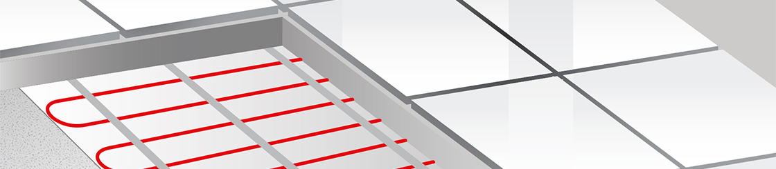Room heating with Danfoss heating cables